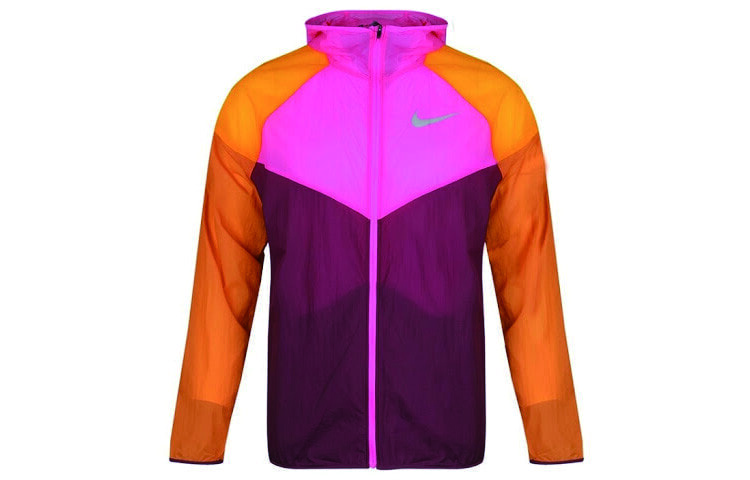 Nike Windrunner 轻薄拼色运动休闲跑步连帽夹克 男款 多色 / Ветровка Nike Windrunner AR0258-609