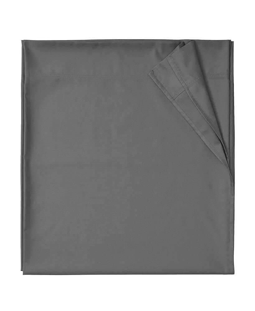 California Design Den luxury Full Size Flat Sheet Only - 600 Thread Count 100% Cotton Sateen - Soft, Breathable and Durable Top Sheet by California Design Den