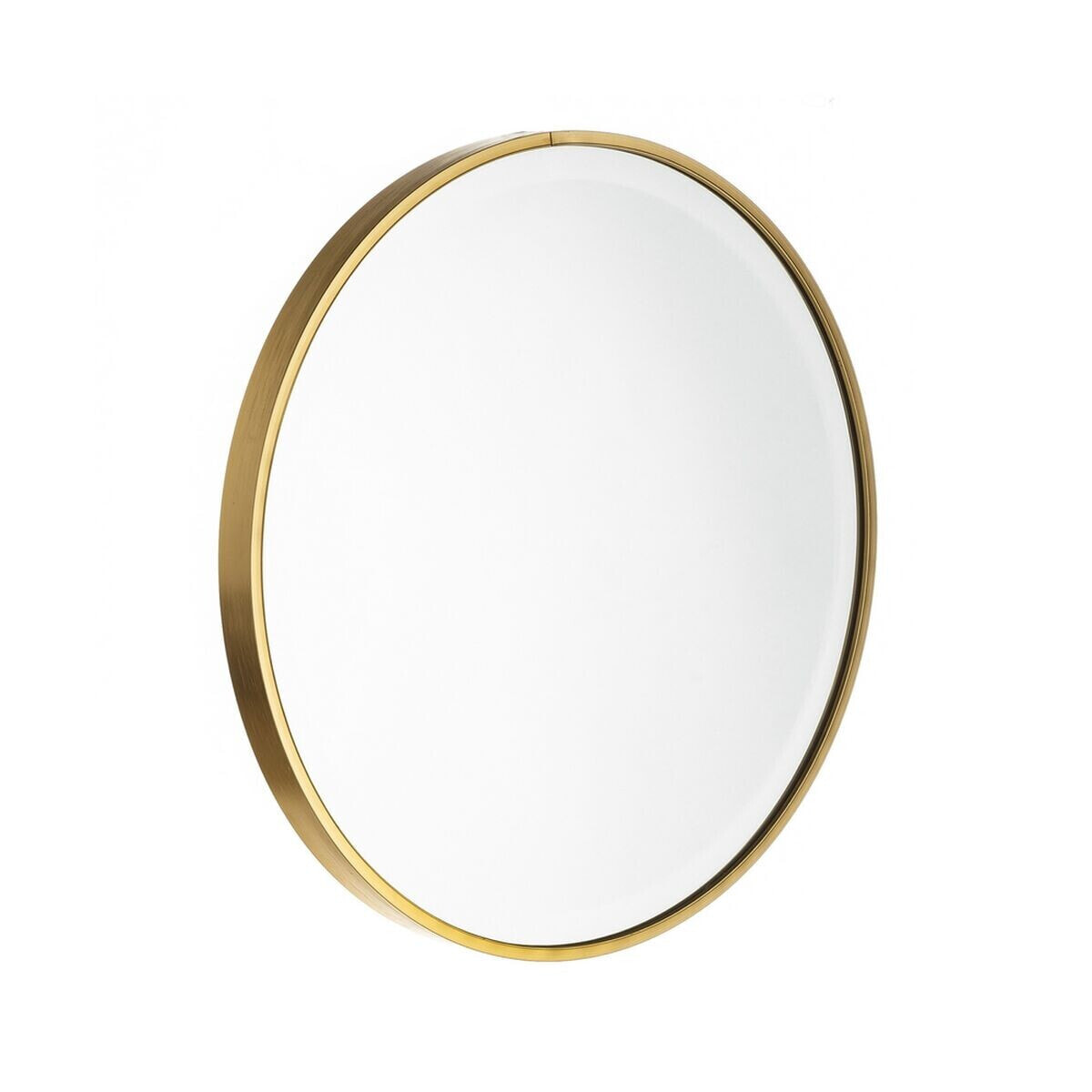 Wall mirror 40 x 2,8 x 40 cm Crystal Golden Aluminium