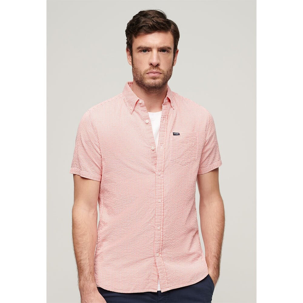 SUPERDRY Seersucker Short Sleeve Shirt