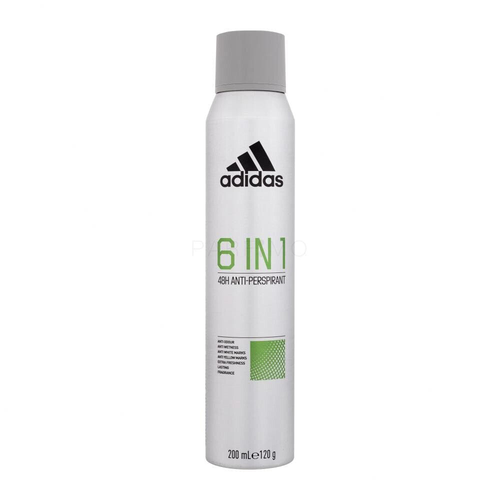 Adidas 6 In 1 48H Anti-Perspirant 200 ml antiperspirant Deospray für Herren