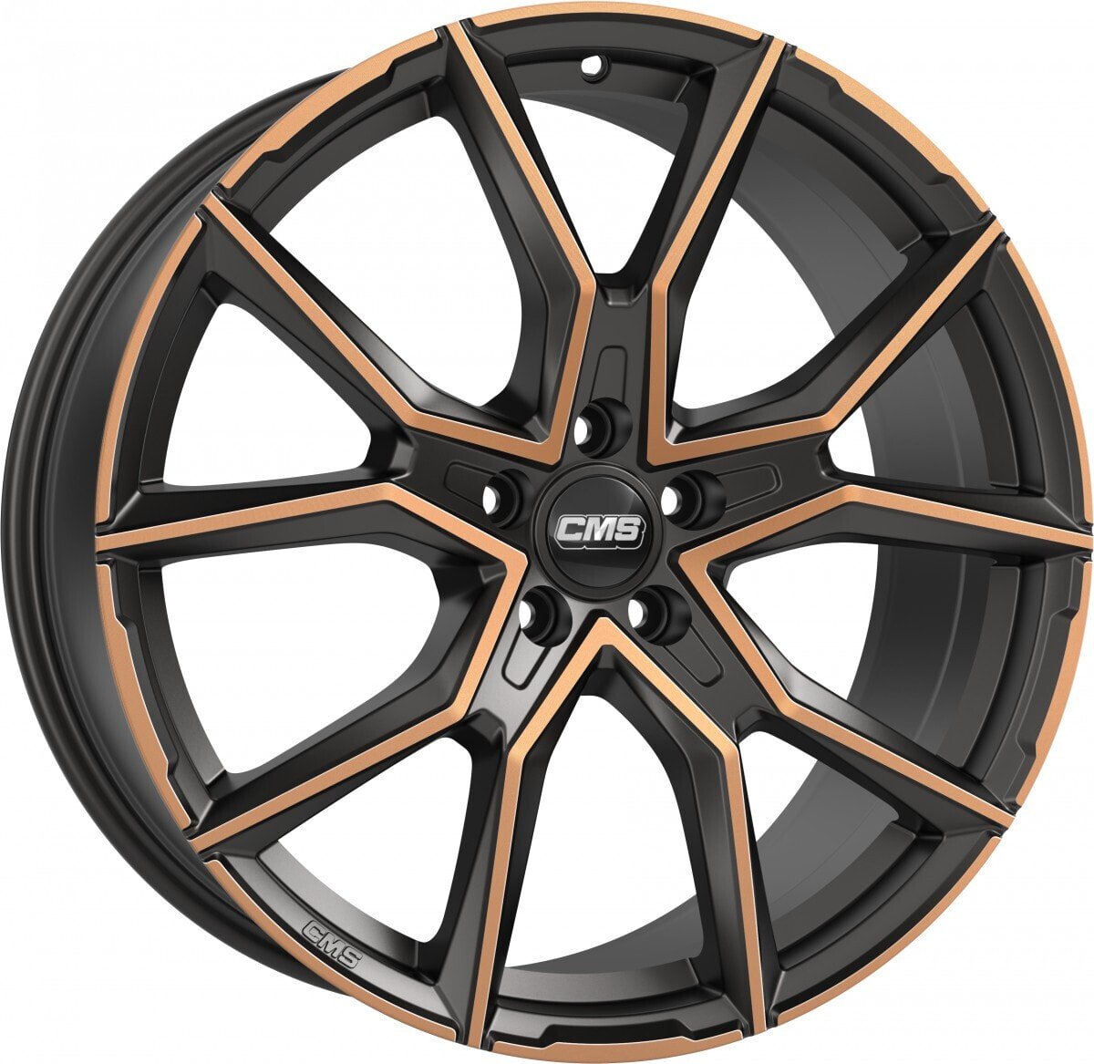 Колесный диск литой CMS C33 diamond black copper 8x18 ET48 - LK5/108 ML63.4