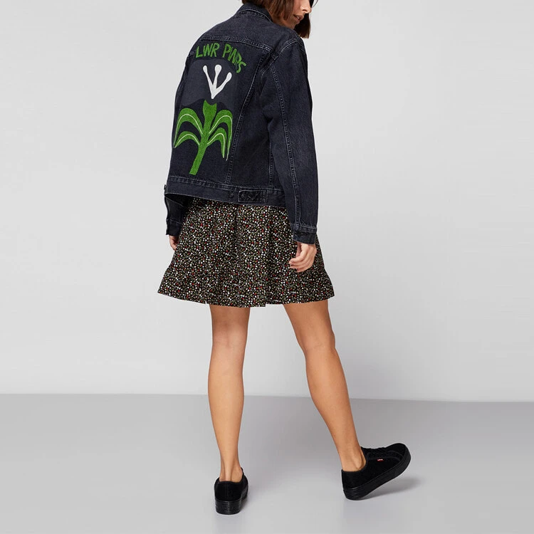 Levis Denim Jackets Women's Dark Gray