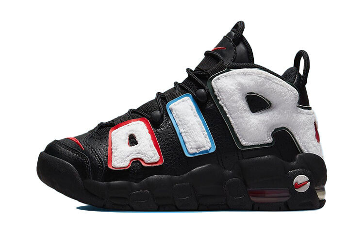 Nike Air More Uptempo 皮蓬 中帮 复古篮球鞋 GS 黑红 / Кроссовки Nike Air More Uptempo GS DQ7780-001