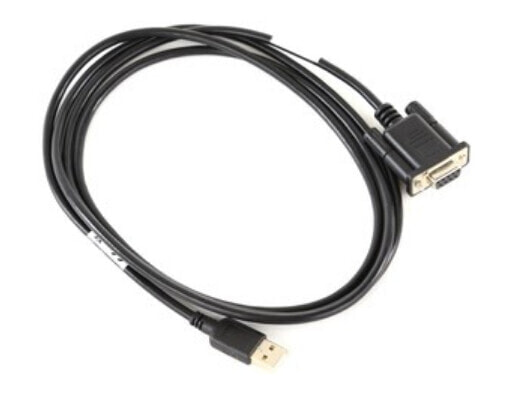 Zebra CBL ASSY: USB . - USB cable - Black - USB A - DB-9 - Straight - Straight