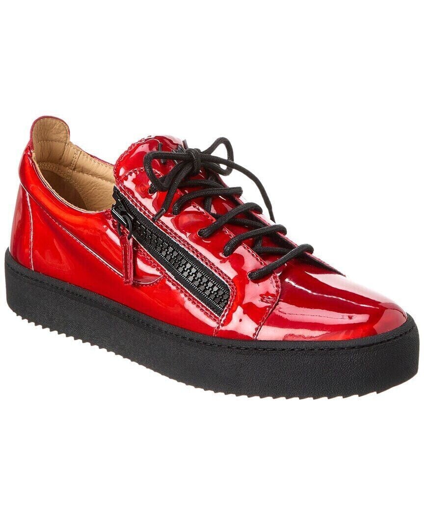 Giuseppe Zanotti May London Leather Sneaker Men's Red 47