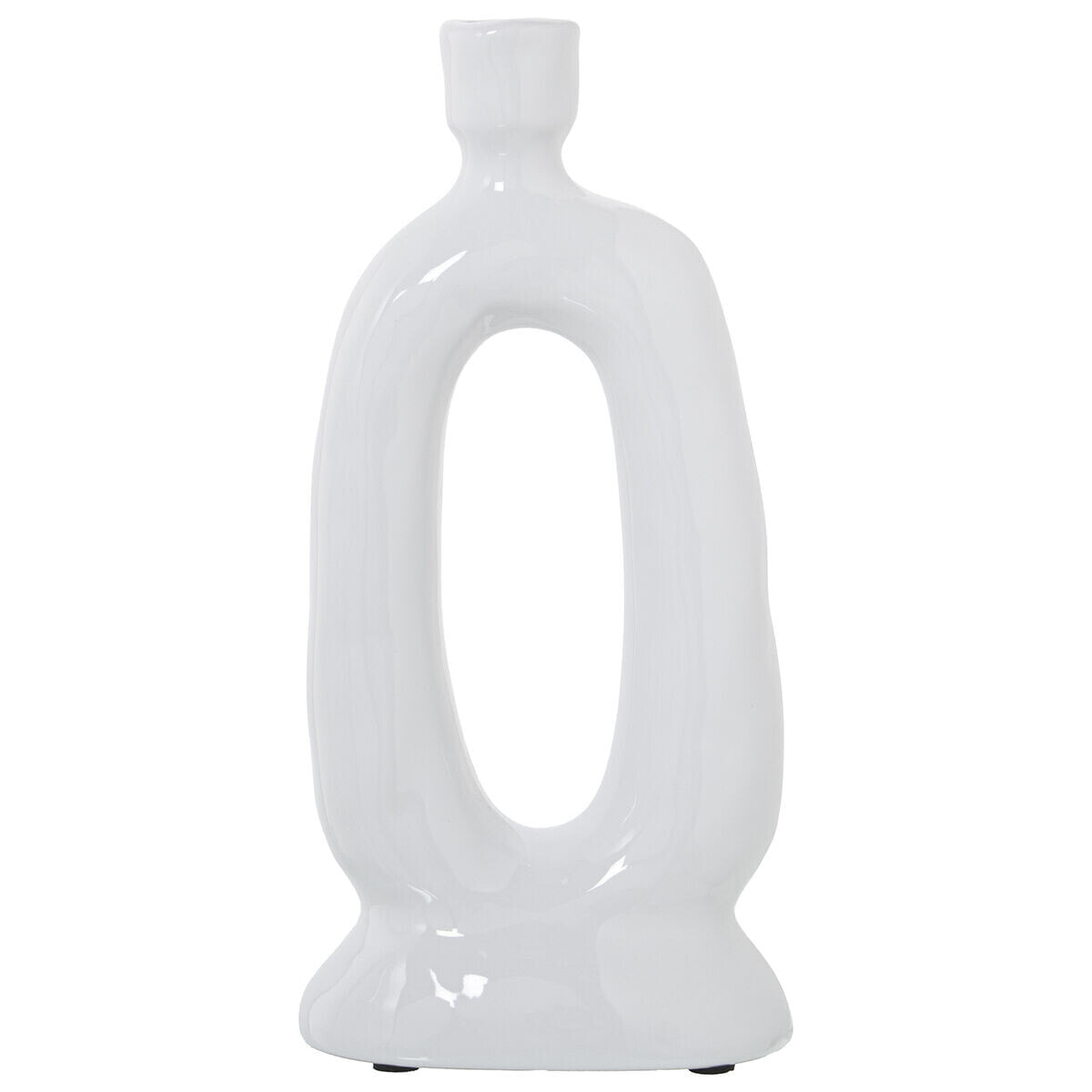 Candle Holder Alexandra House Living White Ceramic 16 x 31 x 10 cm