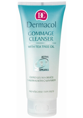 Dermacol Gommage Cleanser Очищающий и отшелушивающий гель для лица с маслом чайного дерева 100 мл