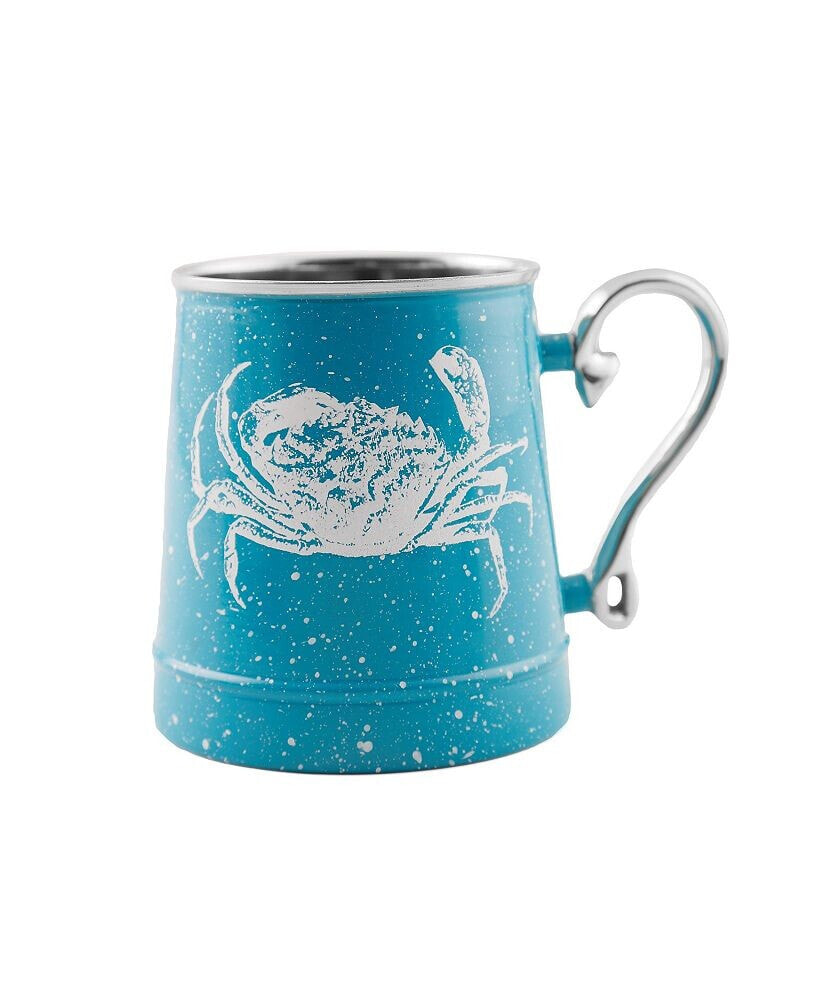 Cambridge speckled Crab Decal Beer Mug