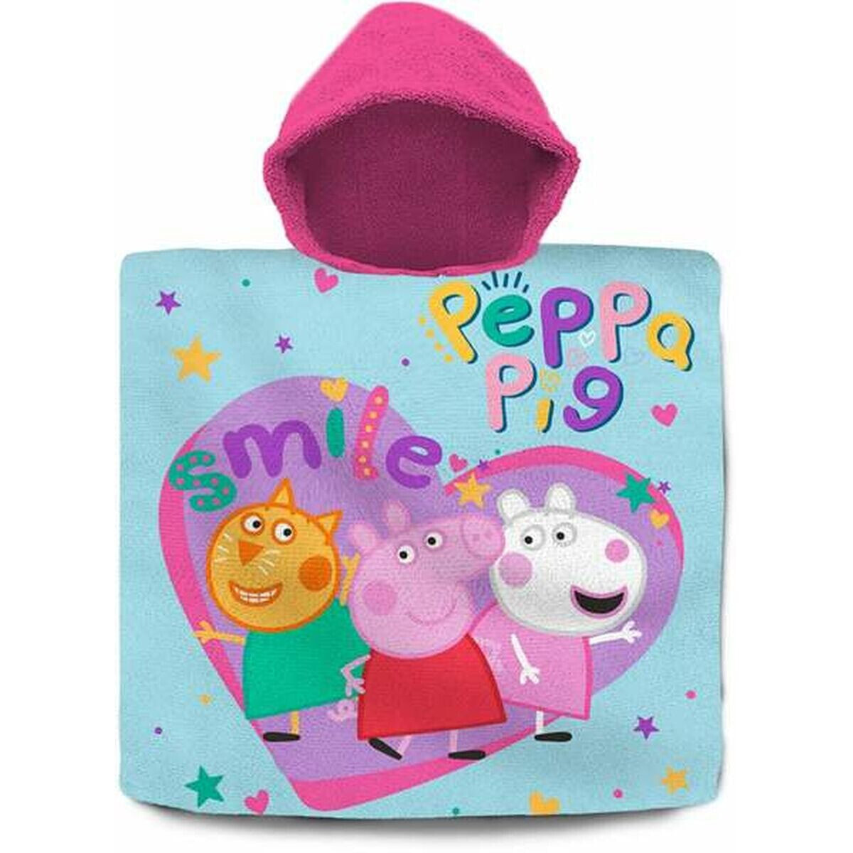 Пончо-полотенце с капюшоном Peppa Pig 60 x 120 cm