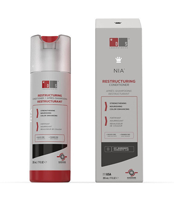 DS Laboratories Nia Restructuring Conditioner Восстанавливающий, уменьшающий ломкость волос и секущиеся кончики 205 мл