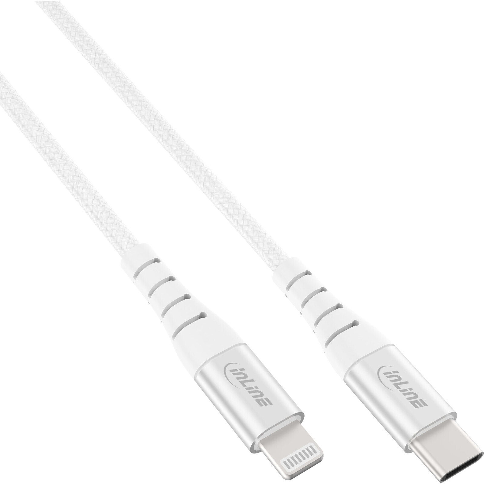InLine USB-C Lightning cable - for iPad - iPhone - iPod - silver/aluminium - 1m