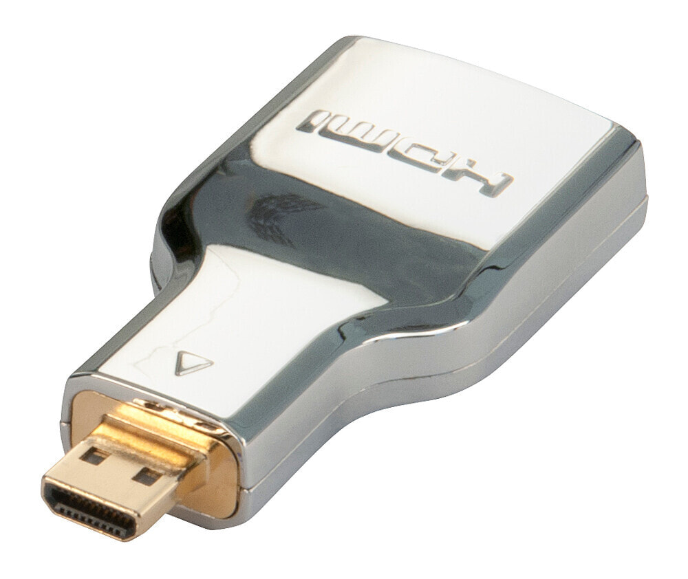 Lindy CROMO HDMI, M-F Micro HDMI Серебристый 41510