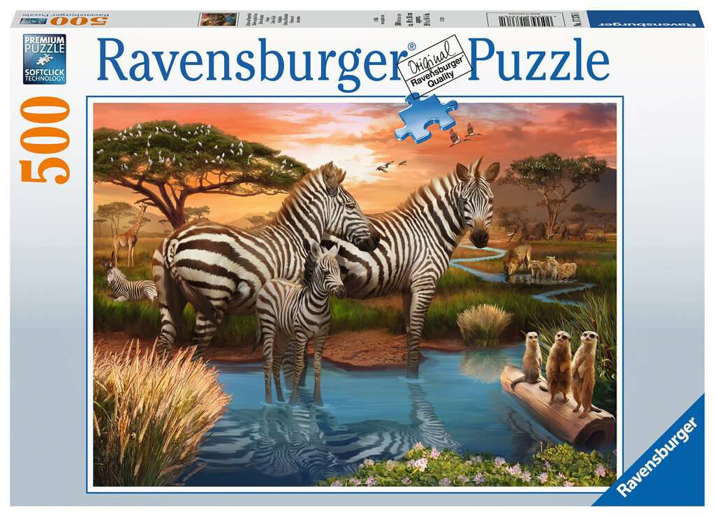 Ravensburger 17376 паззл Составная картинка-головоломка 500 шт Животные