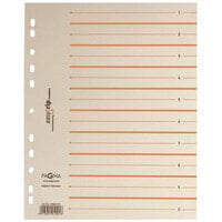 Pagna 44063-12 - Numeric tab index - Carton - Beige - Orange - Portrait - A4 - Germany