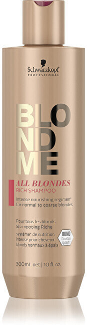Shampoo for normal and strong blonde hair BLONDME All Blonde s (Rich Shampoo)