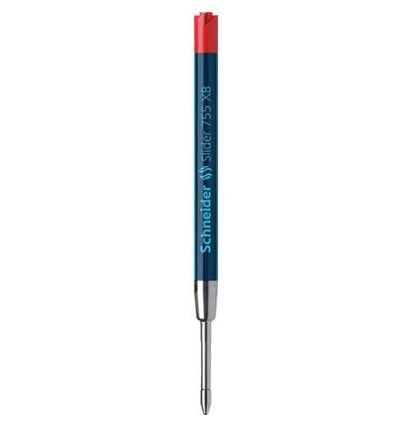 Schneider Pen Slider 755 стержень для ручки Красный Эстра широкая 10 шт 175502