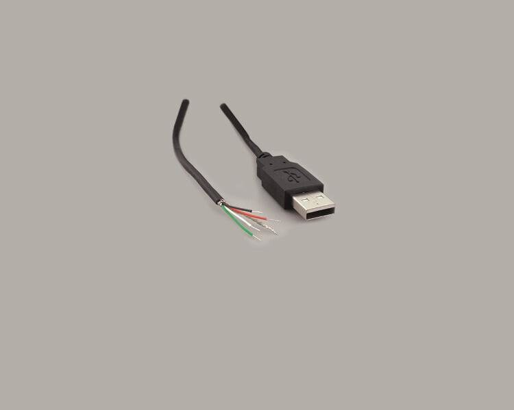 BKL Electronic 10080109 USB кабель 1,8 m 2.0 USB A Черный