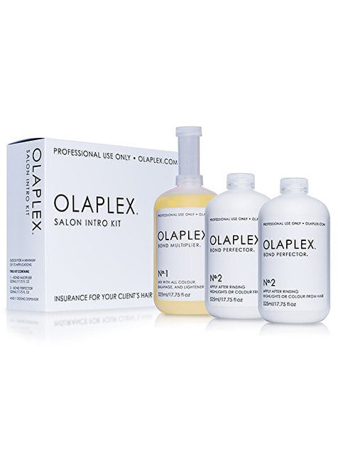 Olaplex Salon Intro Kit Восстанавливающий набор для окрашенных или химически обработанных волос 3 x 525 мл