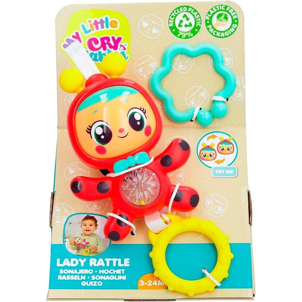 IMC TOYS My Little Cry Babies Lady Rattle