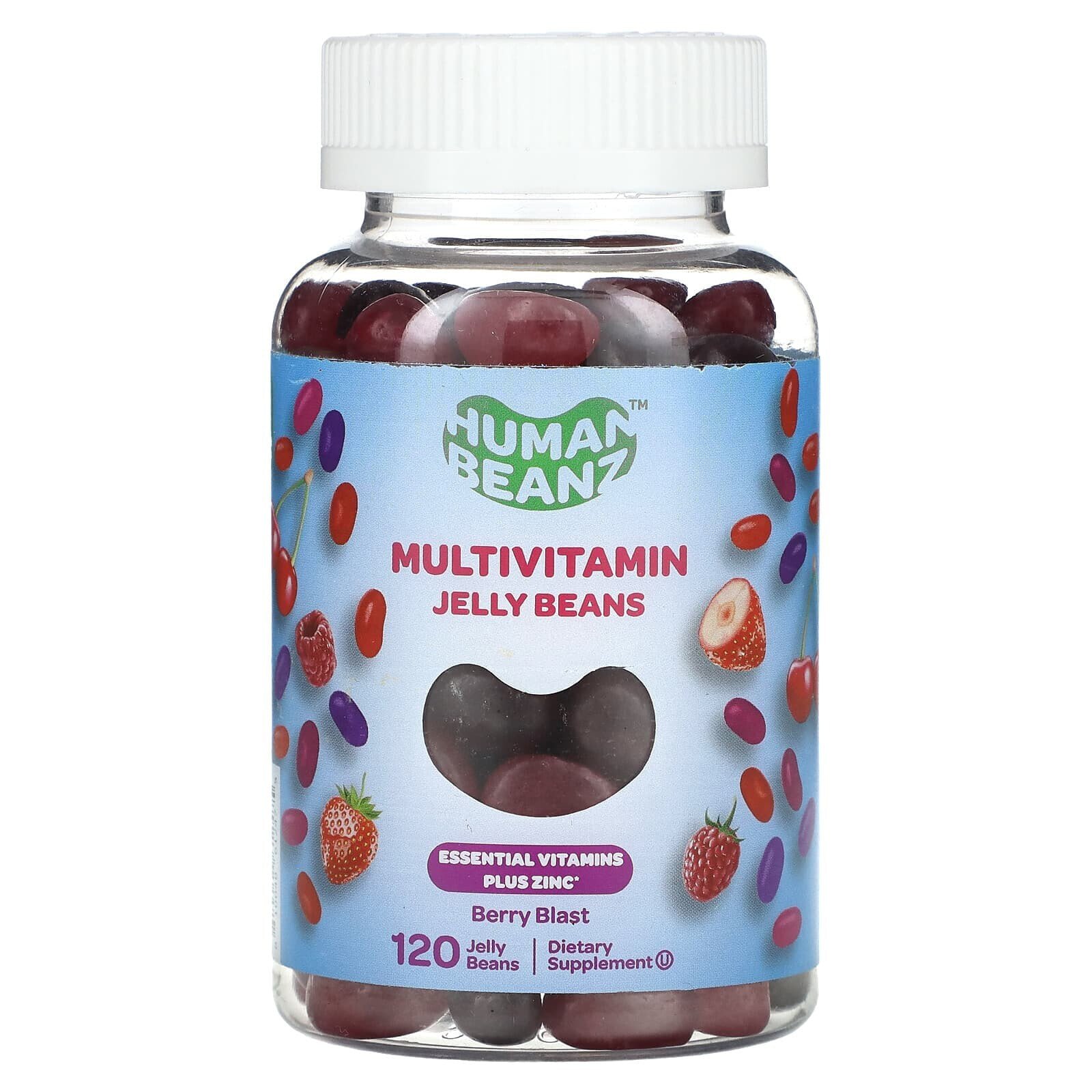 Multivitamin Jelly Beans, Berry Blast, 120 Jelly Beans