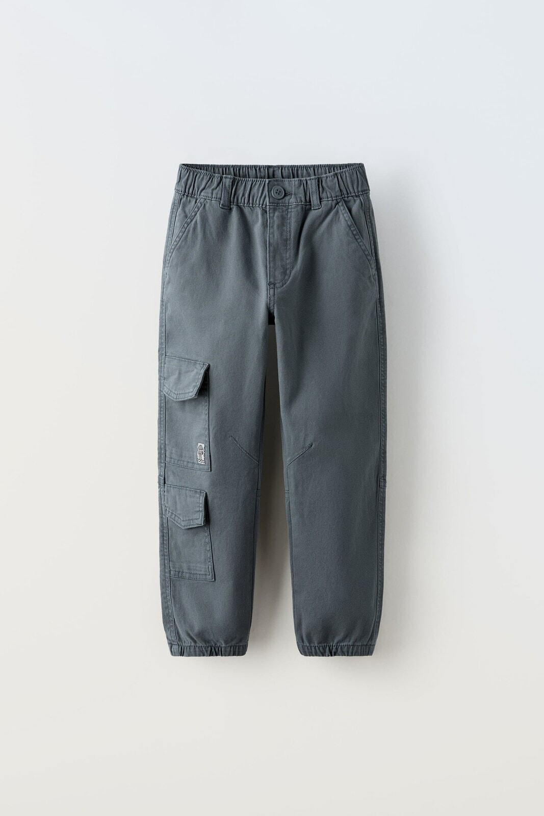 Canvas trousers with pockets