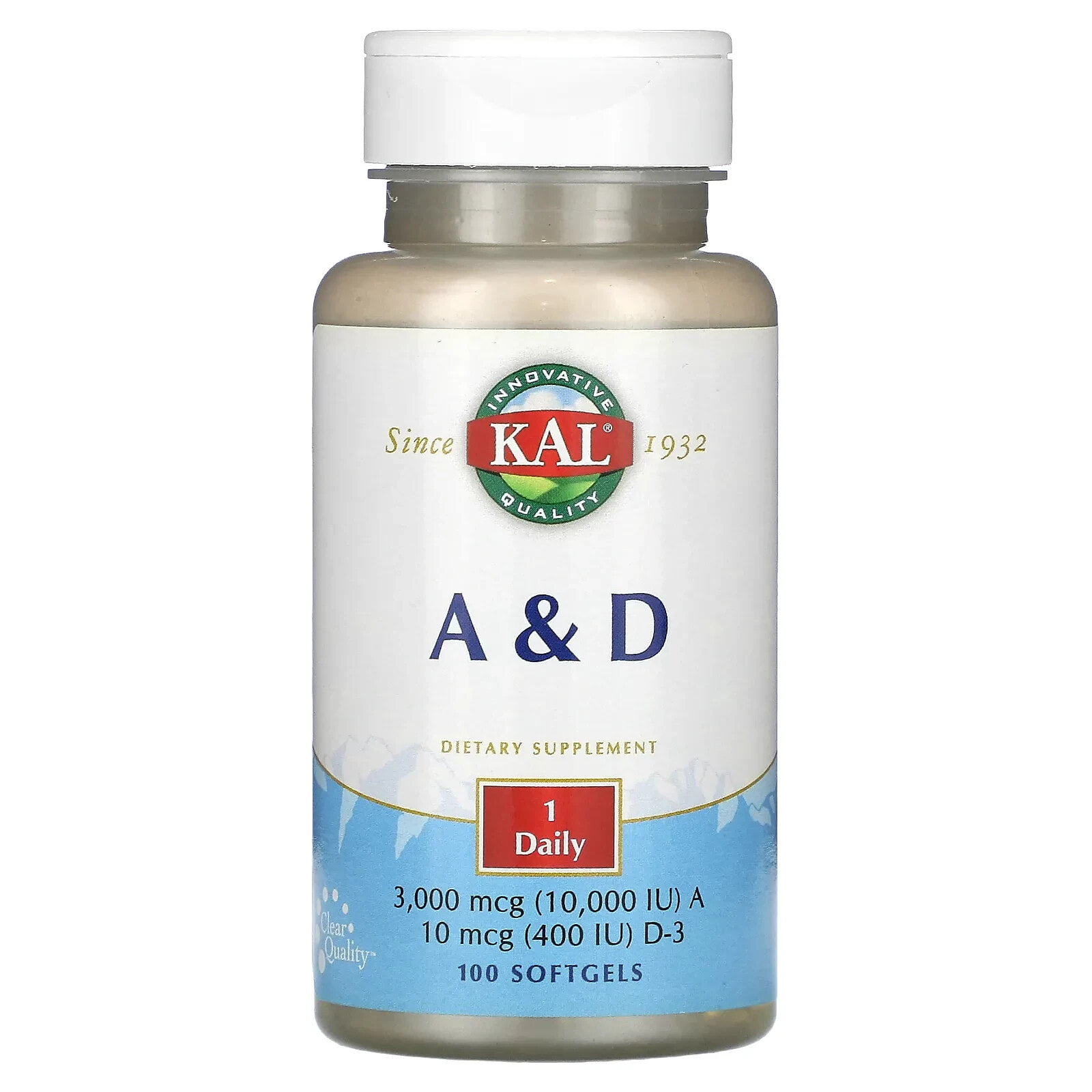KAL, A&D, 100 мягких таблеток