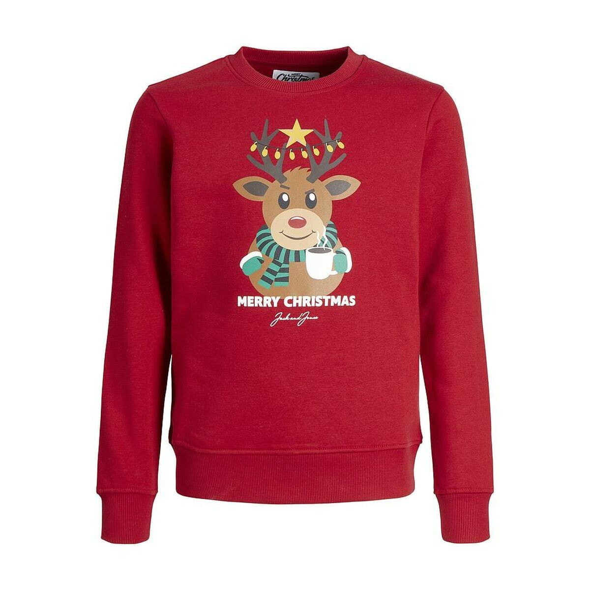 Children’s Sweatshirt without Hood JORTOON Jack & Jones 12222091 Red