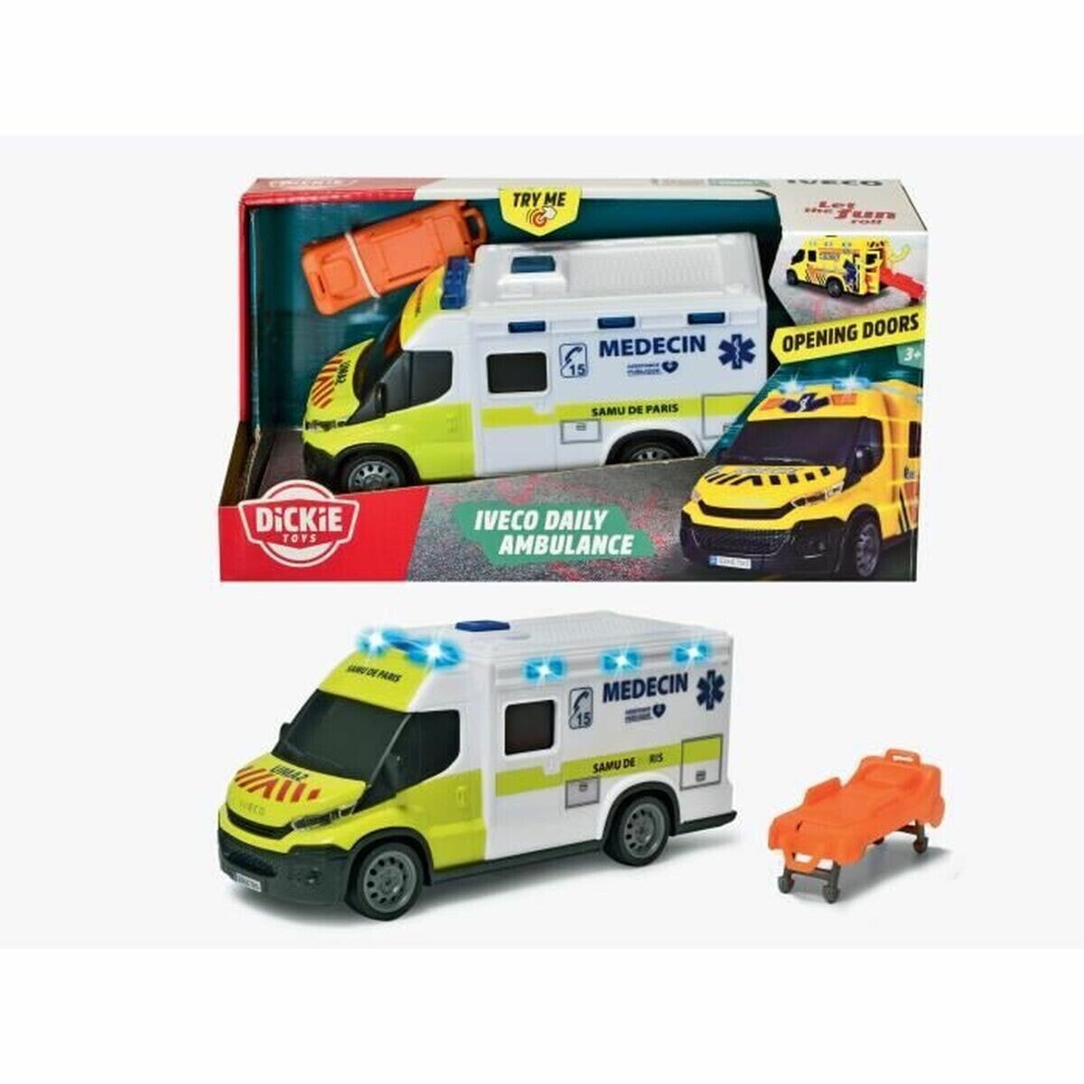 Ambulance Dickie Toys White