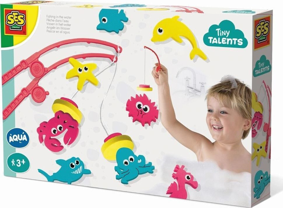 SES Creative Tiny Talents 13092 игра/игрушка/наклейка для ванной Игровой набор для ванной Разноцветный