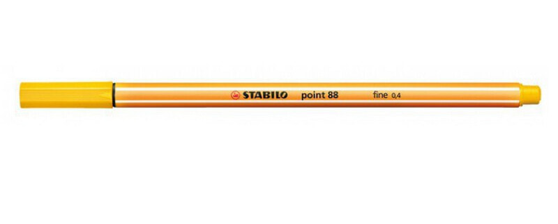 STABILO Point 88 капиллярная ручка Желтый 1 шт 88-44