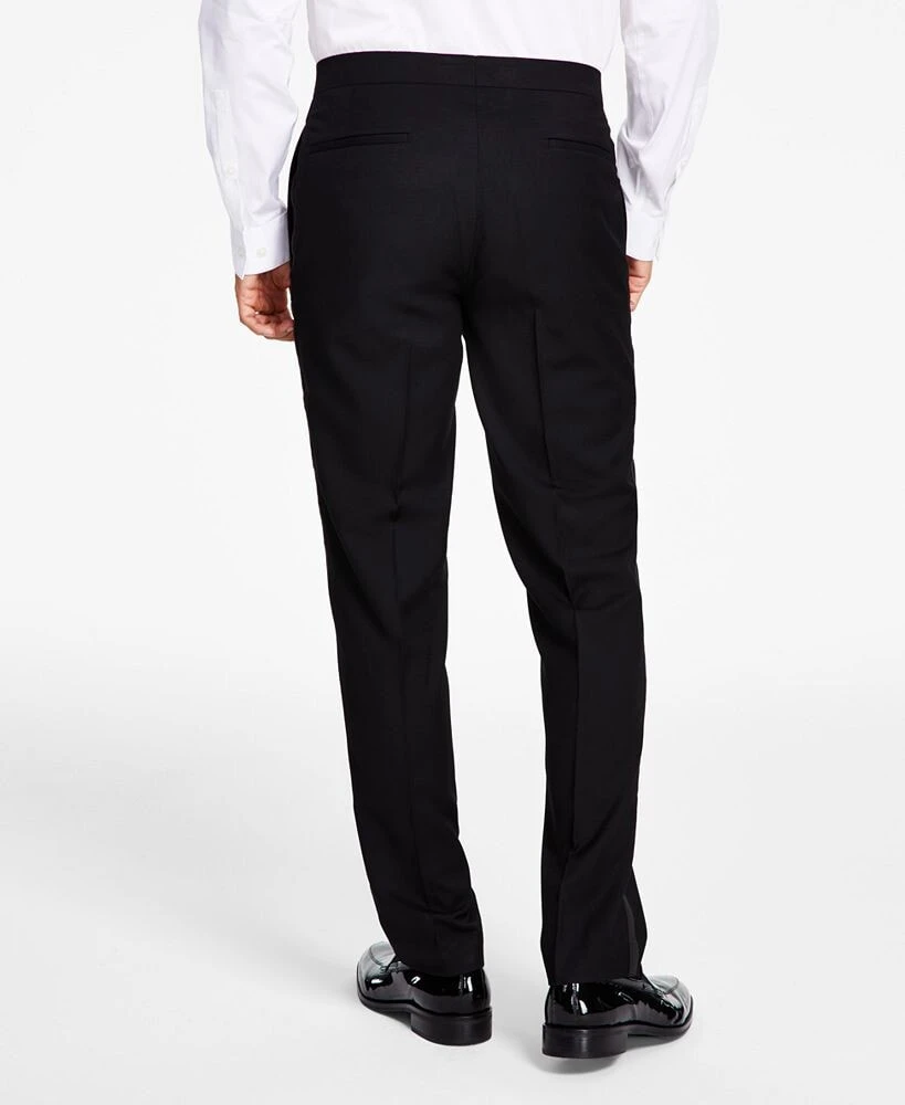 Alfani men's Slim-Fit Stretch Black Tuxedo Pants, Created for Macy's