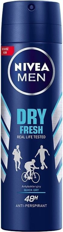 Nivea Men Dry Fresh Anti-perspirant Мужской антиперспирант-спрей 150 мл