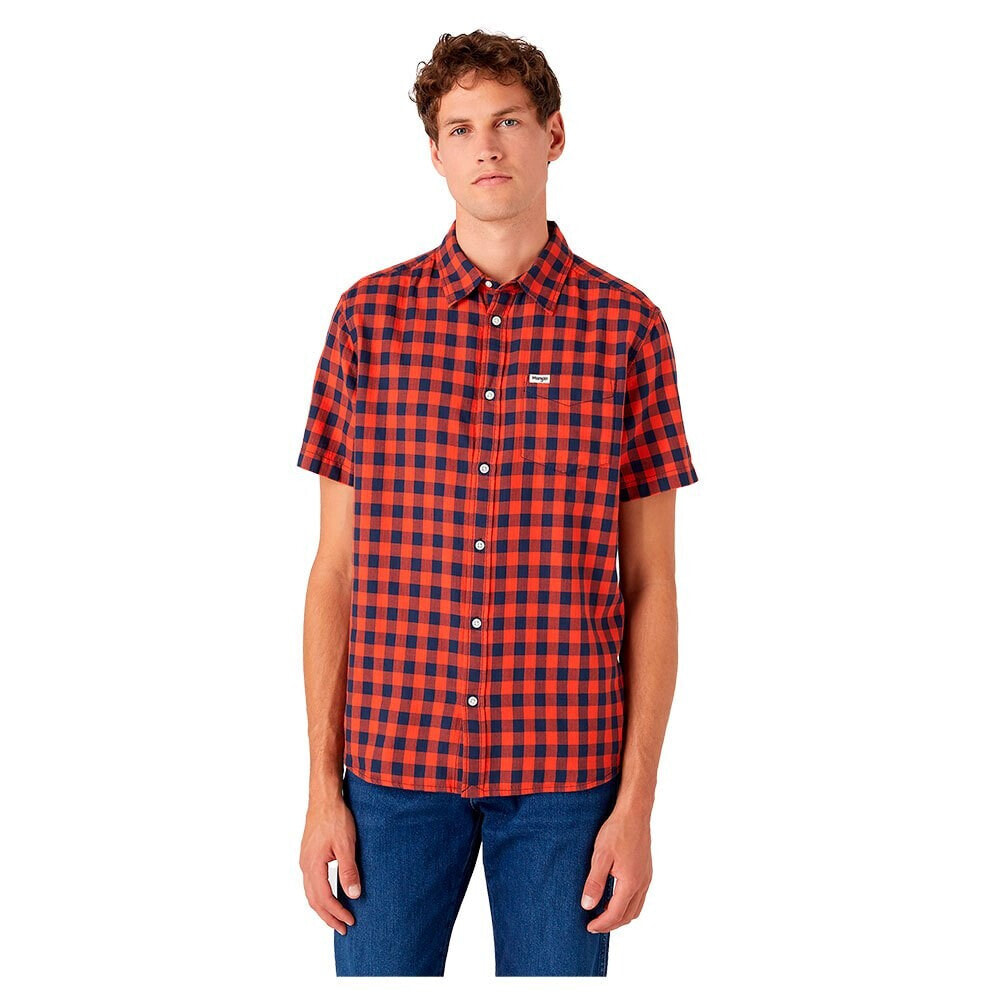 WRANGLER 1 Pocket Regular Fit Short Sleeve Shirt