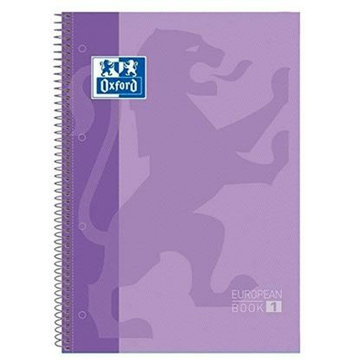 Notebook Oxford European Book Light mauve A4 5 Pieces