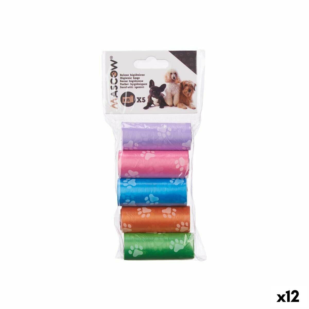 Sanitary bags Multicolour Plastic Pets 5 Pieces (12 Units)