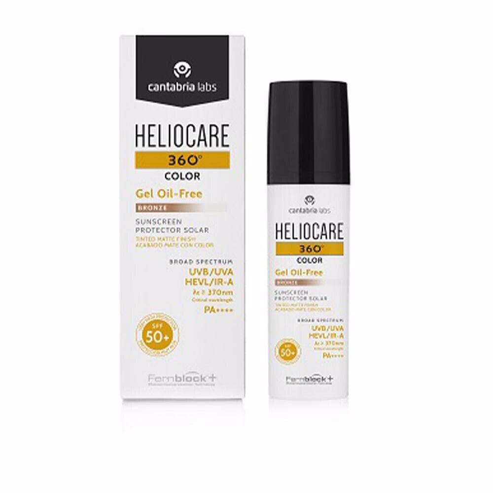 Средство для загара и защиты от солнца Heliocare 360° COLOR gel oil free #bronze 50 ml