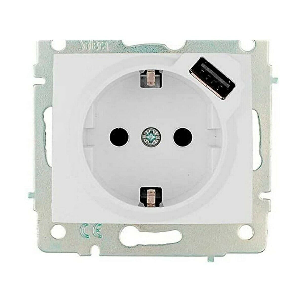 Plug-in base Solera erp60usb USB Европейская 250 V 16 A встроенный
