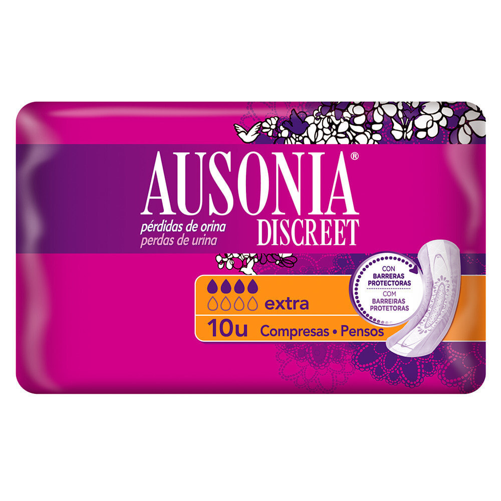 Ausonia Discreet Супервпитывающие урологические прокладки с защитой от запаха и протекания 10 шт.