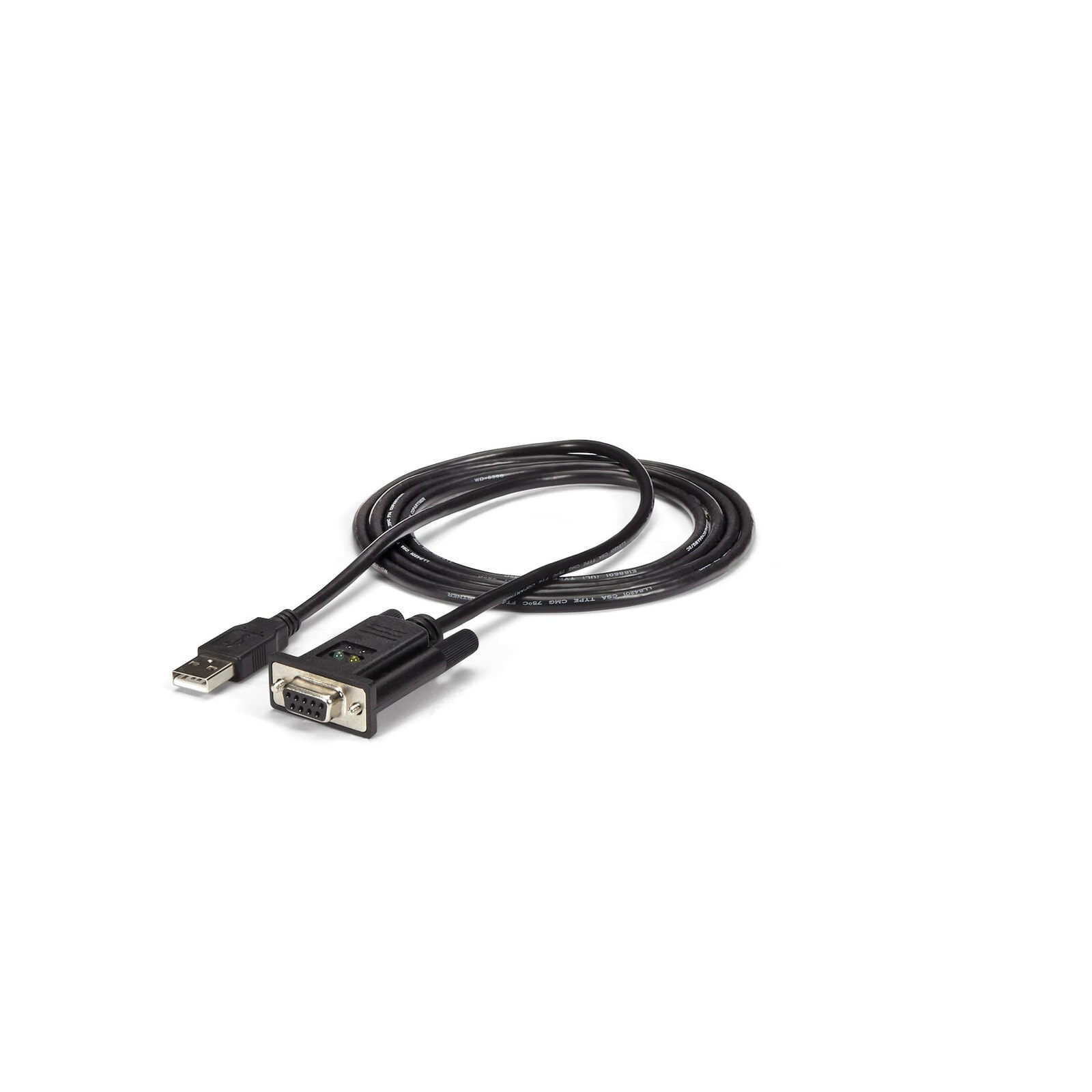 StarTech.com ICUSB232FTN кабельный разъем/переходник USB 2.0 A DB-9 Черный