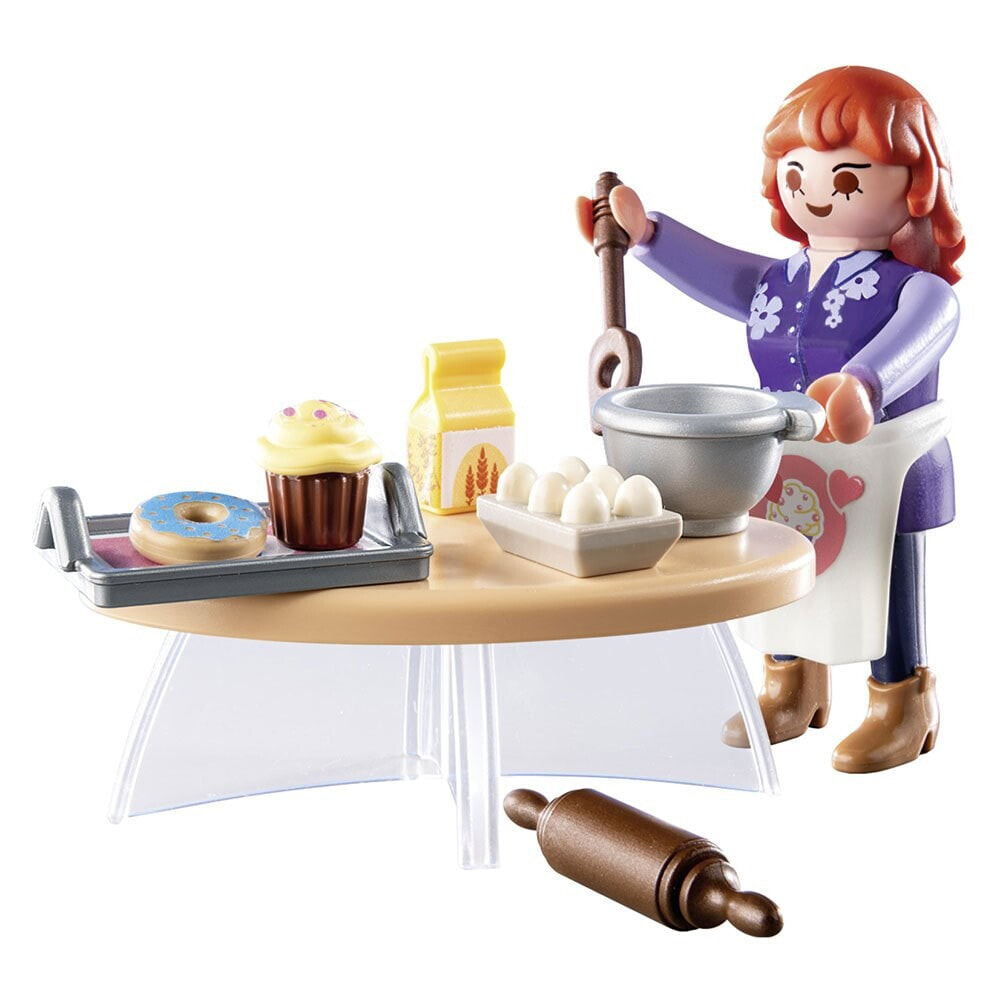PLAYMOBIL Pastry Cook Construction Game