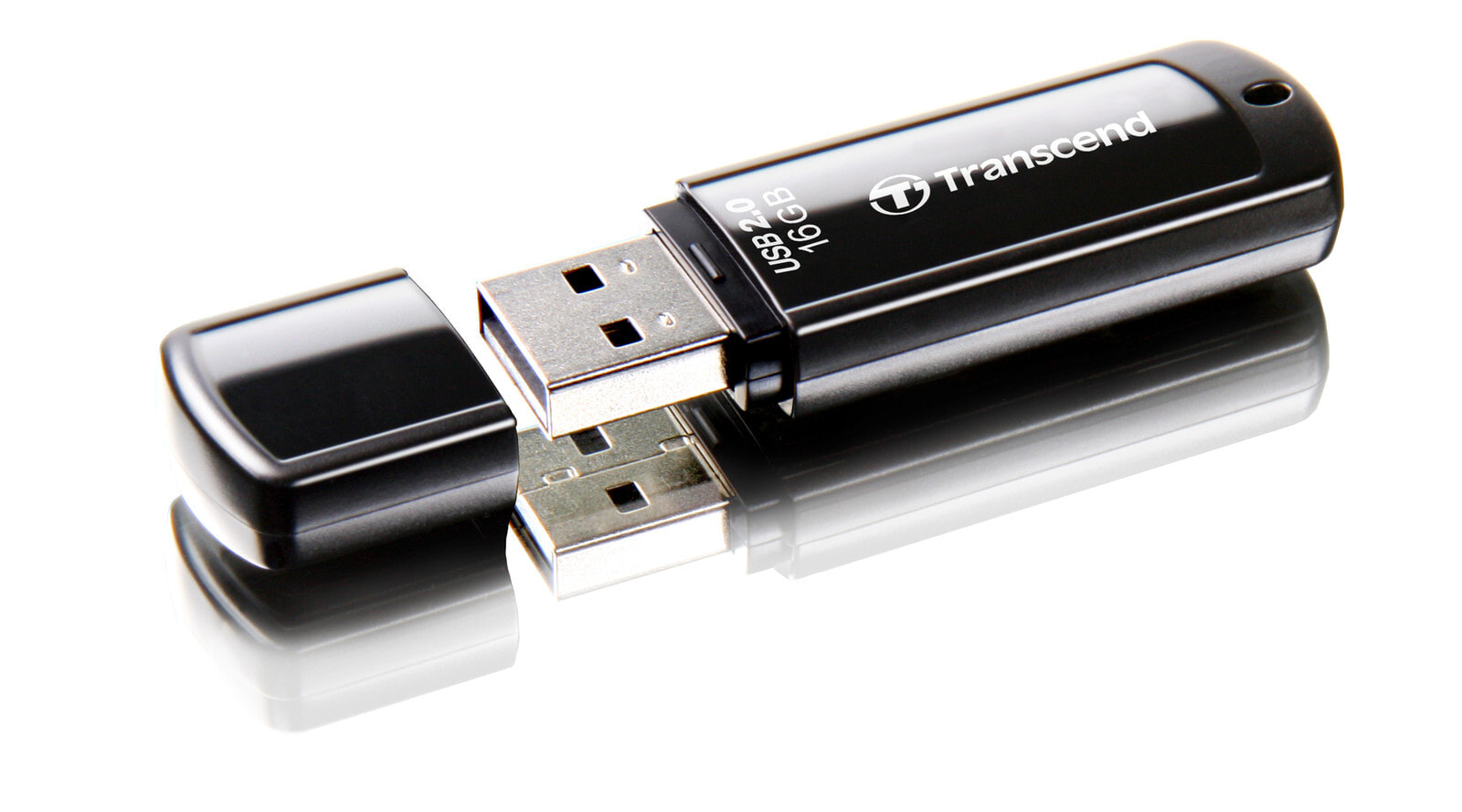 Transcend JetFlash 350 USB флеш накопитель 16 GB USB тип-A 2.0 Черный TS16GJF350