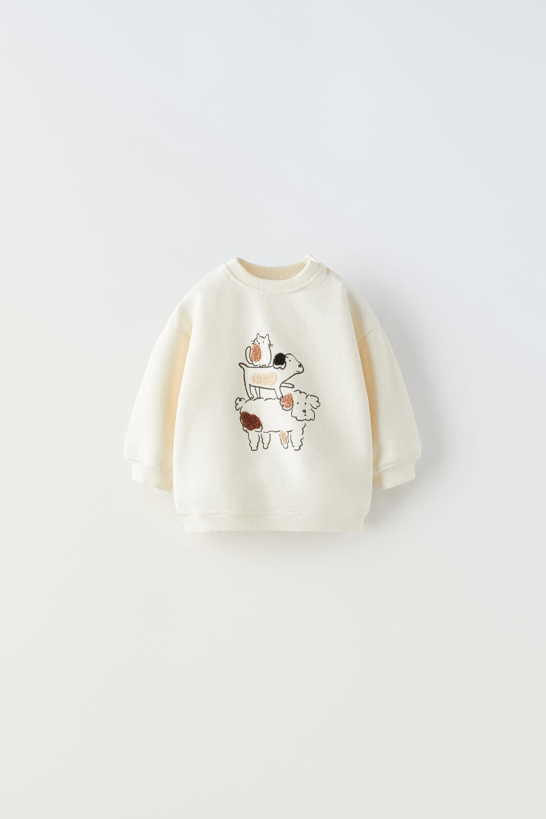 Dog print sweatshirt