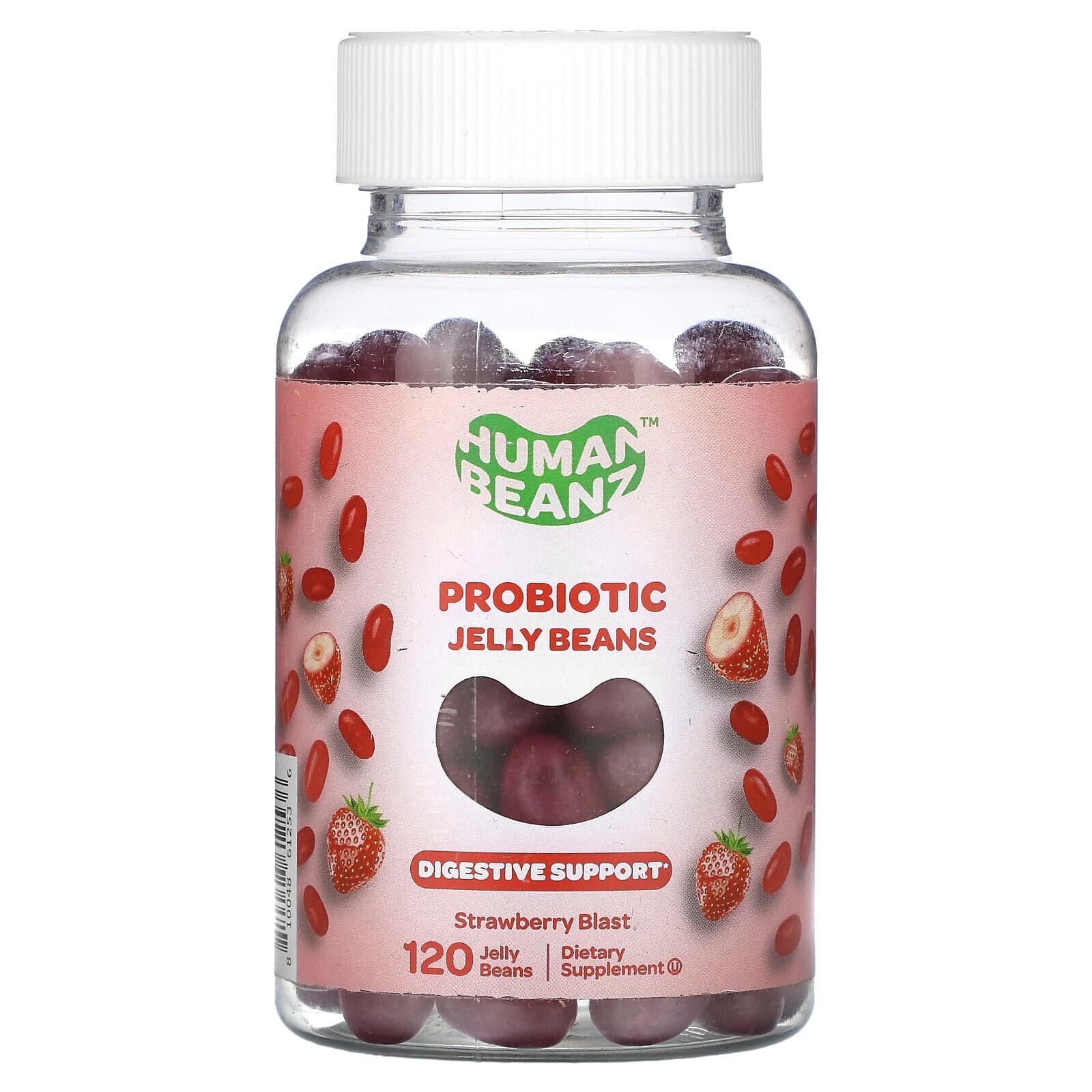 Probiotic Jelly Beans, Strawberry Blast, 120 Jelly Beans