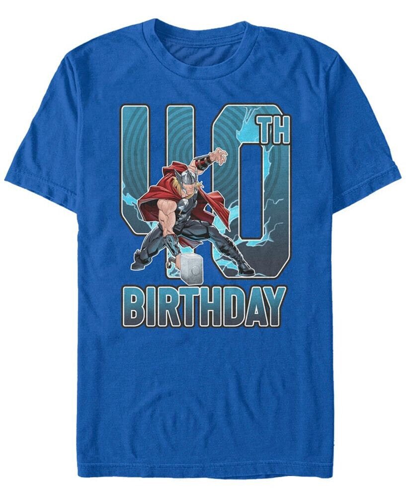Men's Marvel Thor 40th Birthday Short Sleeve T-Shirt