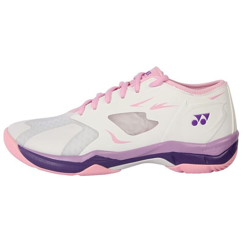 YONEX Power Cushion Badminton Shoes Women's Low-Top White/Pink Red