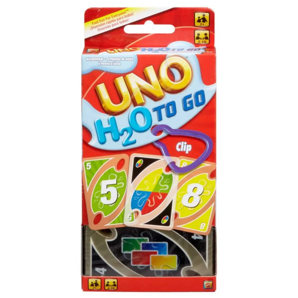 MATTEL GAMES Uno H2O To Go Card Game