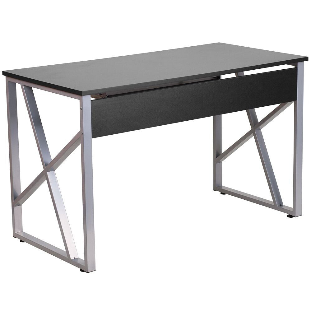 Flash Furniture black Computer Desk With Pull-Out Keyboard Tray