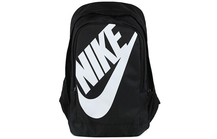 Nike 耐克 ELEMENTAL 运动休闲大Logo印花图案拉链开合 尼龙 书包背包双肩包 常规 男女同款情侣款 黑色 / Рюкзак Nike ELEMENTAL Logo CK0953-010