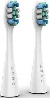 Końcówka Aeno AENO Replacement toothbrush heads, White, Dupont bristles, 2pcs in set (for ADB0001S/ADB0002S)